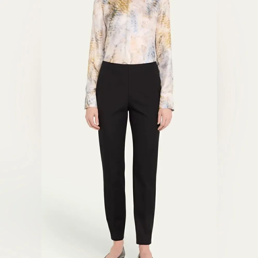 LAFAYETTE 148 NEW YORK Stanton Tapered Stretch Mid Rise Ankle Pants Size 12